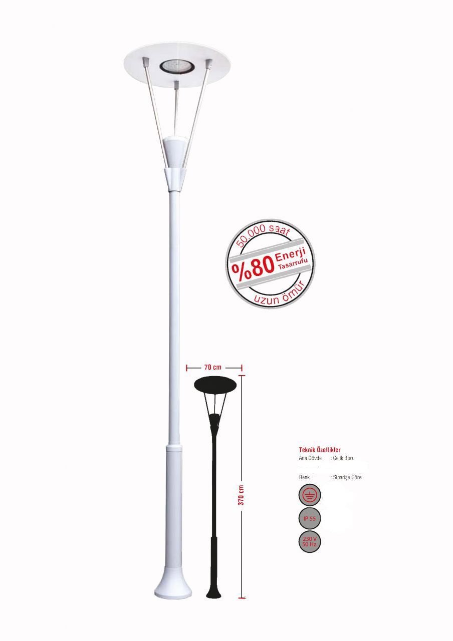 NY 8515 LED Endirekt Dış Aydınlatma Direği