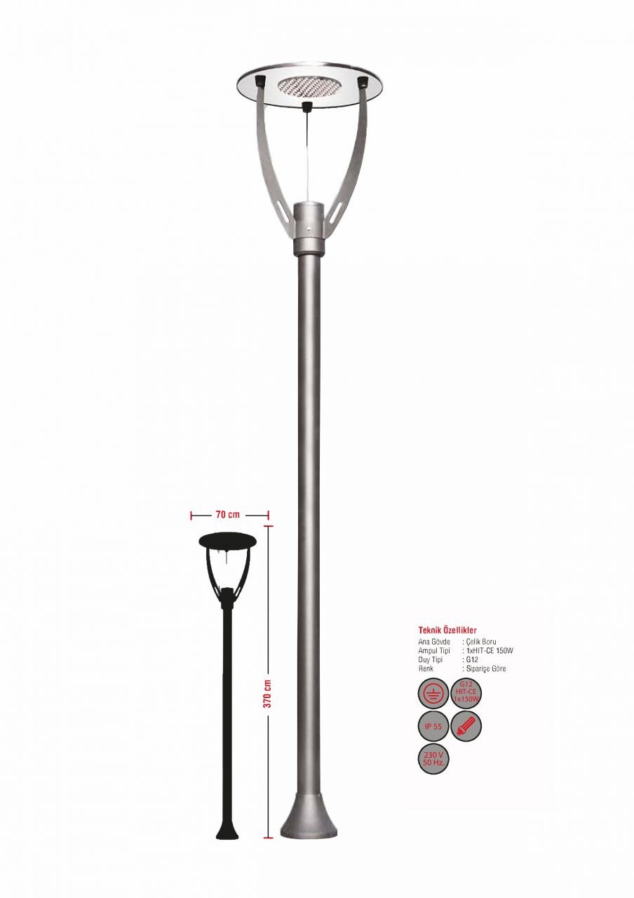 NY 8009 Endirekt Aydınlatma Direği