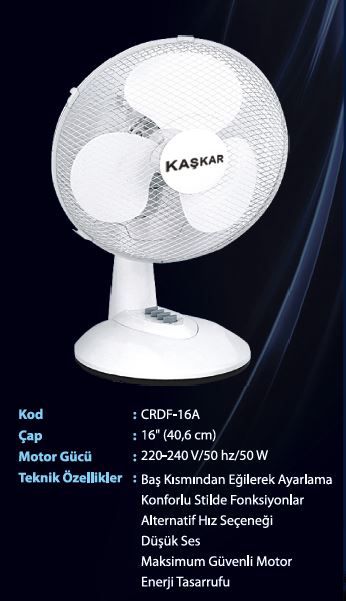 CRDF-16A VANTİLATÖR