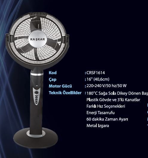 CRSF 1614 VANTİLATÖR