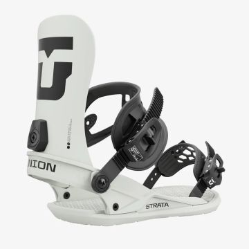 Union Strata Snowboard Bindings 2025 Bone White