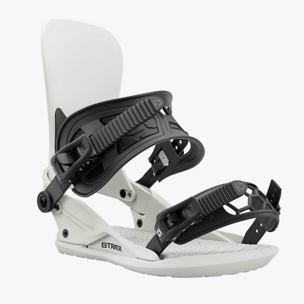 Union Strata Snowboard Bindings 2025 Bone White