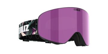 Flow Siyah Çerçeve Ice Pink  Lens Kayak Gözlüğü