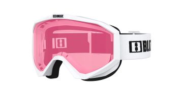 Liner Beyaz Çerçeve Pembe Lens Kayak Gözlüğü
