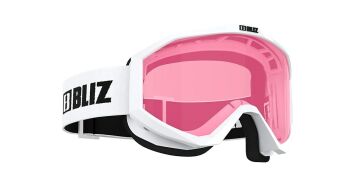 Liner Beyaz Çerçeve Pembe Lens Kayak Gözlüğü