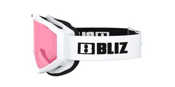 Liner Beyaz Çerçeve Pembe Lens Kayak Gözlüğü