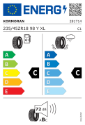 Kormoran 235/45R18 98Y XL Ultra High Performance (Üretim Yılı: 2024)