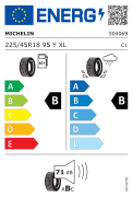 Michelin 225/45R18 95Y XL ZR Pilot Sport 4 ZP * (Üretim Yılı: 2025)
