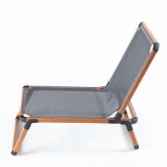 Alüminyum Katlanır Sandalye I Black in TEAK