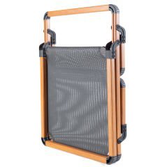 Alüminyum Katlanır Sandalye I Black in TEAK