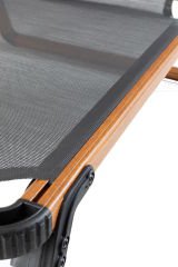 Alüminyum Katlanır Sandalye I Black in TEAK
