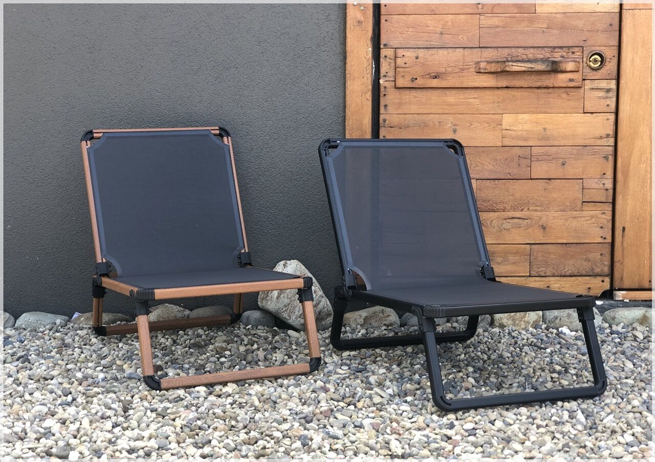 Alüminyum Katlanır Sandalye I Black in TEAK