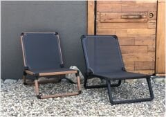 Alüminyum Katlanır Sandalye I Black in TEAK