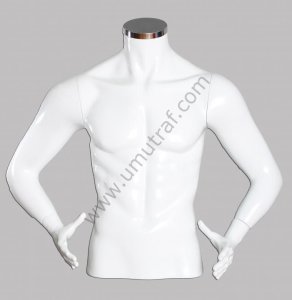 Polyester Erkek Kollu Büst