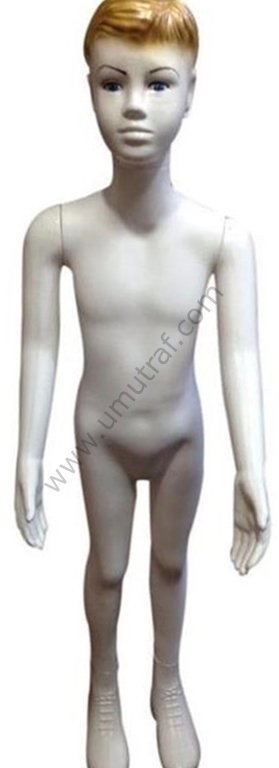 Plastik Erkek Çocuk Manken 126 cm