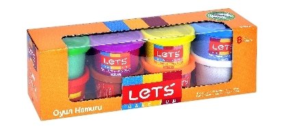 Lets 8 Renk Oyun Hamuru 800Gr