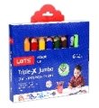 Lets Triple X 6 Renk Jumbo Boya Kalemi 3ü 1 Arada