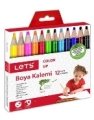 Lets 12 Renk Boy Kalemi Yarım Boy 12li Paketlerde