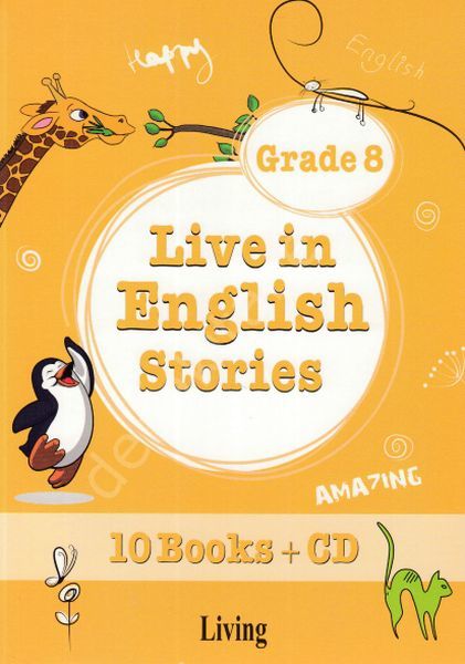 Live İn English Stories Grade 8 (10 Kitap + Cd), Living English Dict