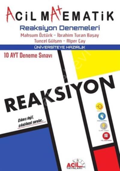 Acil Matematik Ayt Reaksiyon Denemeleri 2019, Acil Yayınları