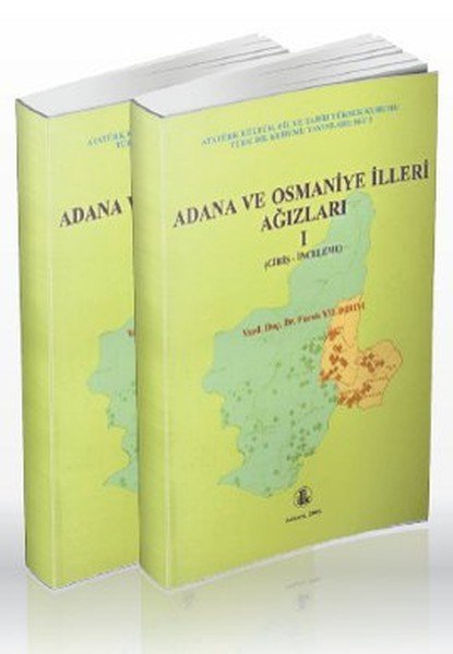 Adana ve Osmaniye İlleri Ağızları 1 2 2 Cilt Takım