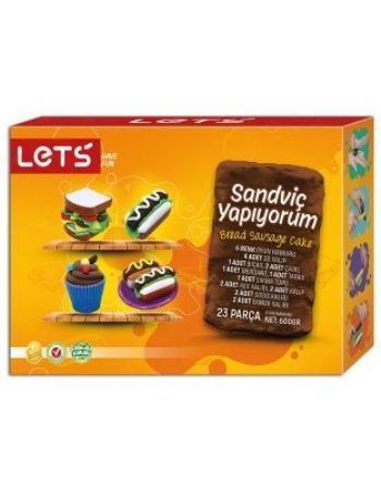 Lets Oyun Hamuru Sandviç Yapıyorum