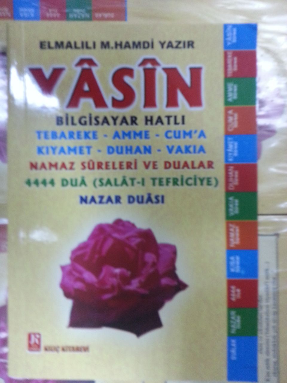 Yasin Bilg.Hatlı, Türkçe Ok.ve Meali (Çanta boy,2.hm,80 sayfa), Kılıç