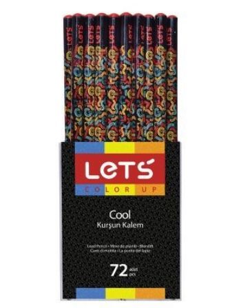 Lets Cool Kurşun Kalem 72li Kutuda