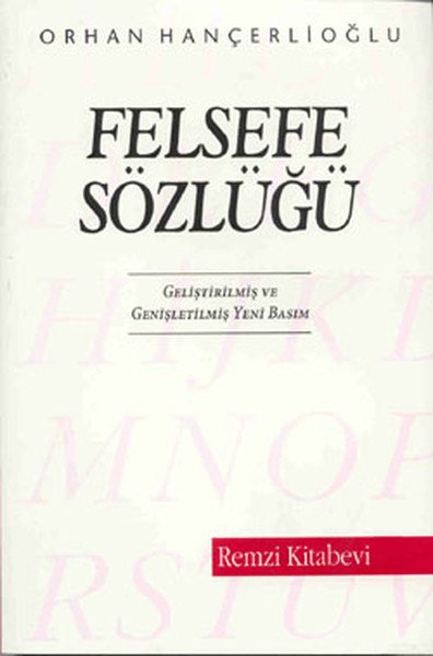 Felsefe Sözlüğü, Orhan Hançerlioğlu, Remzi Kitabevi