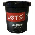Lets Tek Renk Oyun Hamuru Siyah 150 Gr