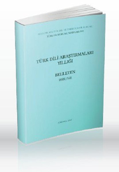 Türk Dili Araştırmaları Yıllığı Belleten 2001 1 2