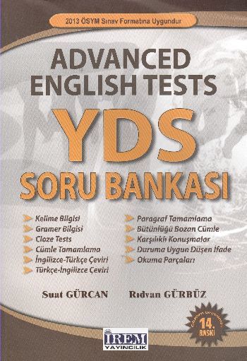 İrem Advanced English Tests YDS Soru Bankası