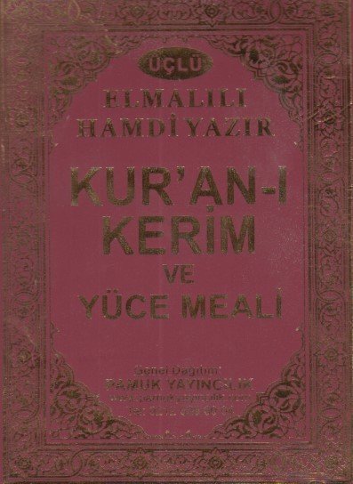 Kur'an ı Kerim ve Yüce Meali Çanta Boy Üçllü 011