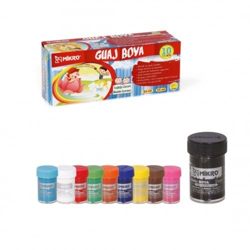 MİKRO GJ-10 ŞİŞE GUAJ BOYA 15ML