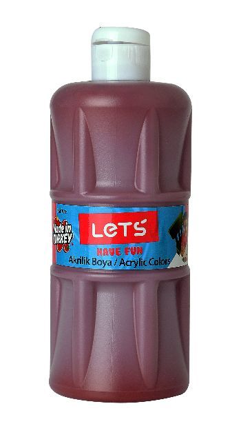 Lets Akrilik Boya 500Ml Kahverengi