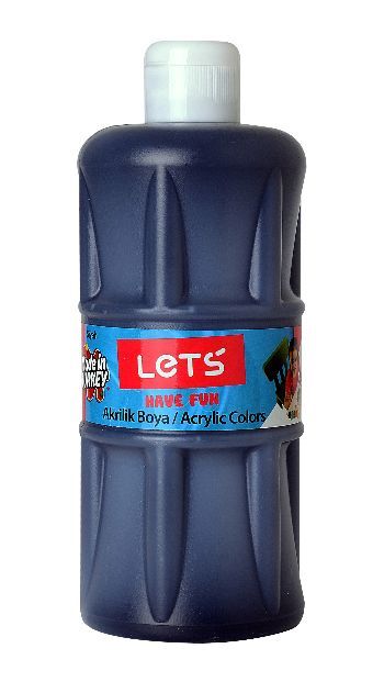 Lets Akrilik Boya 500Ml Siyah