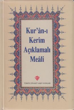 Kuran-ı Kerim Meali (Metinsiz, Plastik Kapak, Hafız Boy), Diyanet Vakfı