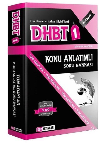 DHBT 1 Tüm Adaylar İçin Konu Anlatımlı Soru Bankası