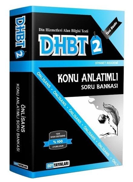 DHBT-2 ÖNLİSANS  DÜZEYİ KONU ANLATIMLI SORU BANKASI, Ddy Yayınları