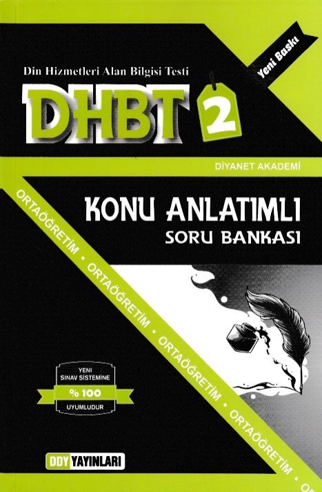 DHBT 2 Orta Öğretim Konu Anlatımlı Soru Bankası