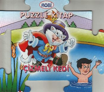 Puzzle Kitap Çizmeli Kedi, Hobi Yayınevi