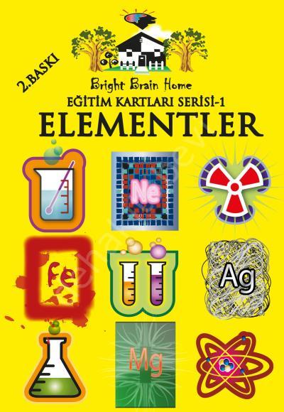 Eğitim Kartları Serisi 1 - Elementler, Bright Brain Home