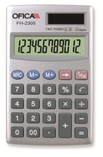 Ofica 2305 Hesap Mak.Cep Tipi 12 Hane FH 2305