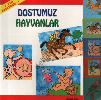 Karton Kitaplar 4 / Dostumuz Hayvanlar (2 - 5 Yaş) kod:58