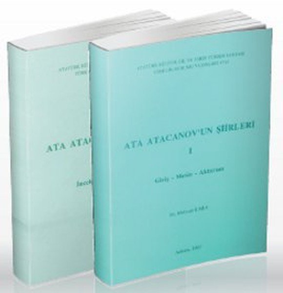 Ata Atacanov'un Şiirleri 2 Cilt Takım