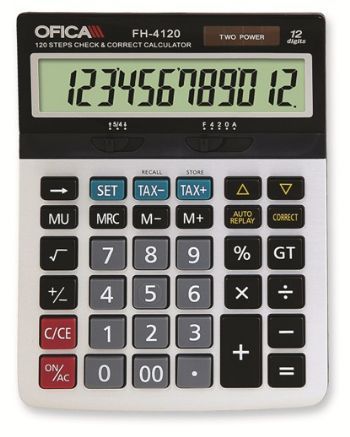 Ofica 4120 Hesap Mak.Masa Tipi 12 Hane FH 4120