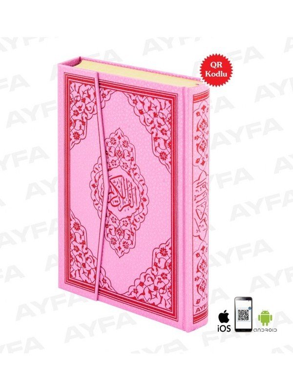 Pembe Kuranı Kerim (Ayfa-123P, Orta Boy)