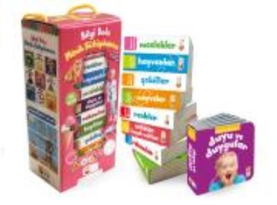 İngilizce Destekli Bilgi Dolu Minik Kütüphanem - Pembe, Sincap Kitap