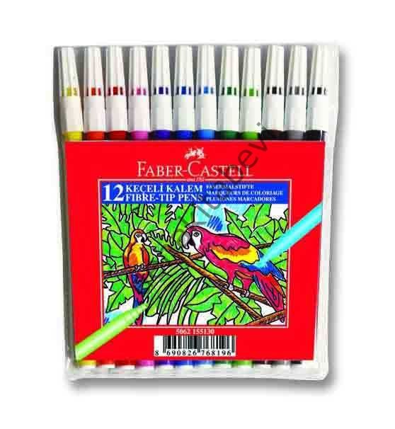 Faber-Castell 155130 12 Renk Keçeli Kalem