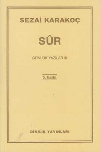 Sur Günlük Yazılar 3, Ayşe Ünal